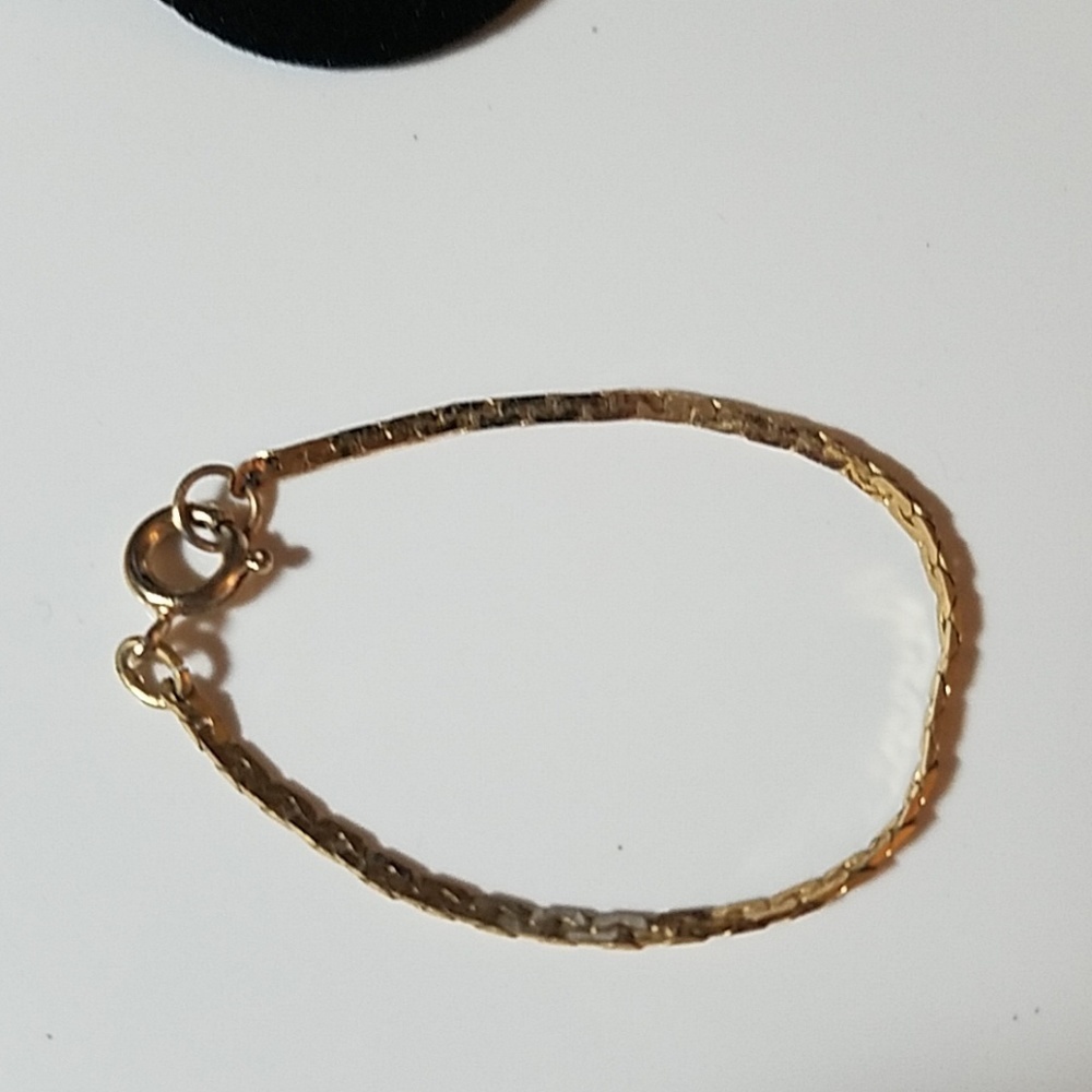 Gold Plate Baby Bracelet 4"
